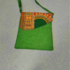 Green shoulder bag