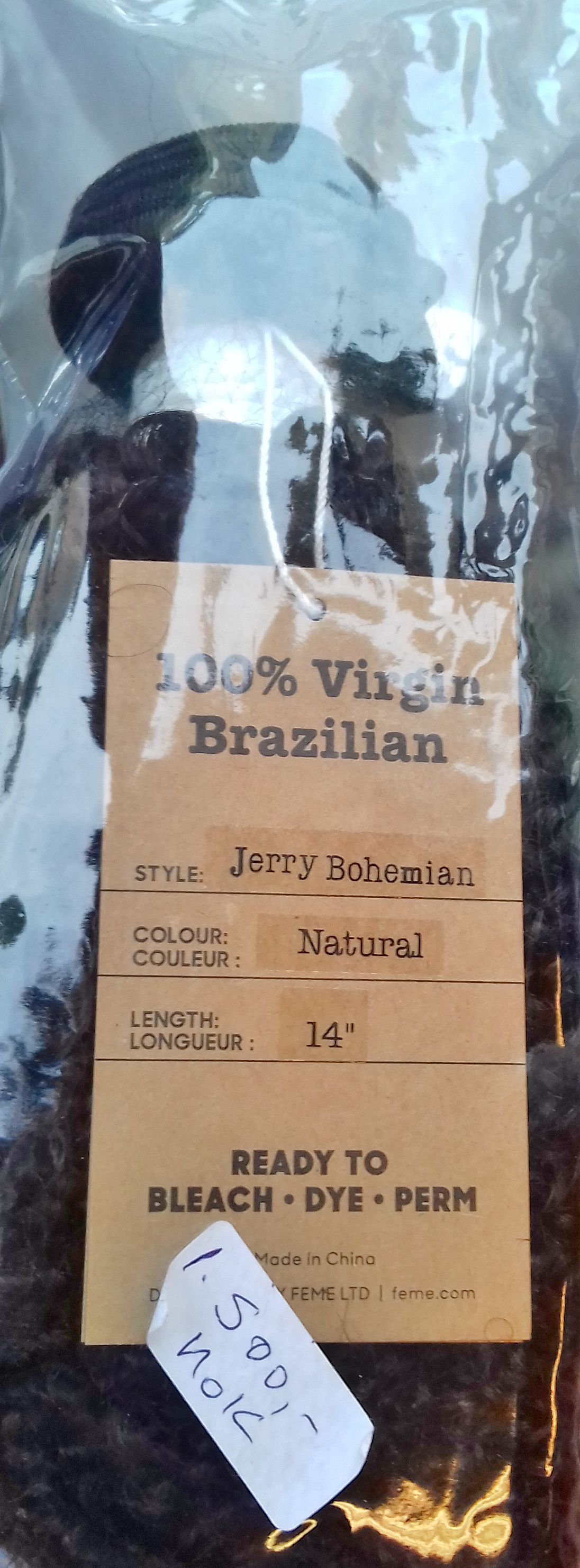100 % Virgin Brazilian Human Hair 