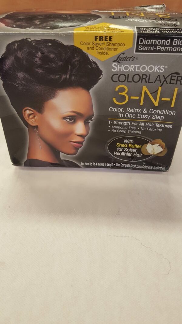 3 in 1 Color - Relaxer - Condition DIAMOND BLACK