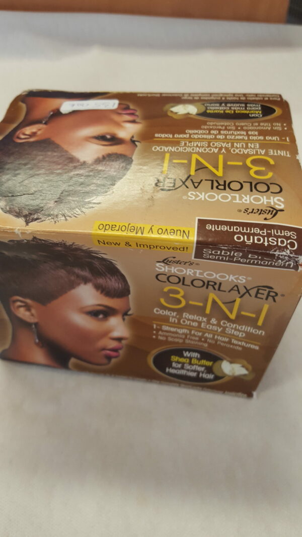 3 in 1 Color - Relaxer - Condition SABLE BROWN