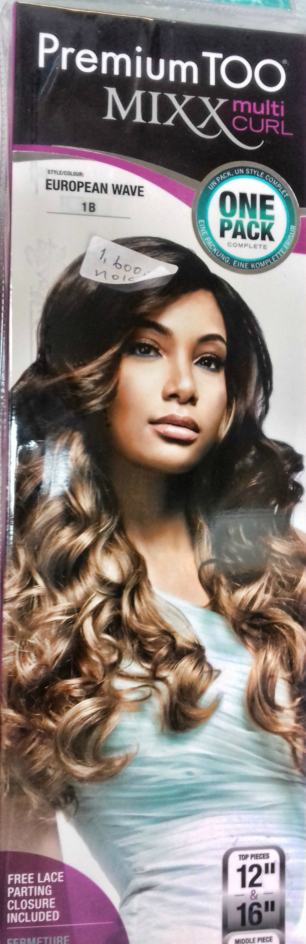 Premium too mixx wig and lace