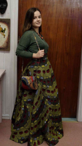Long African dress skirt 2