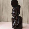 Wooden woman bust